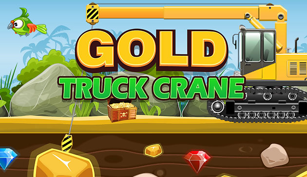 Camión grúa de oro