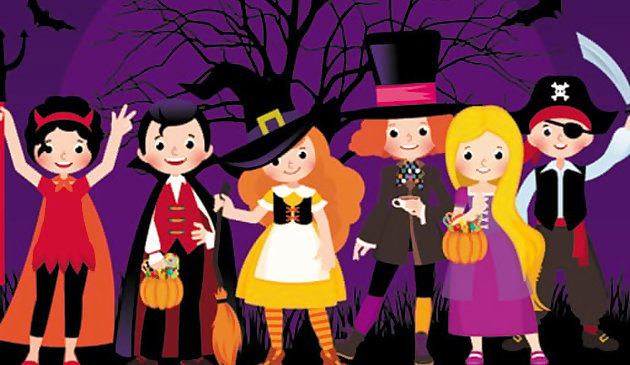 Halloween-Kinderpuzzle