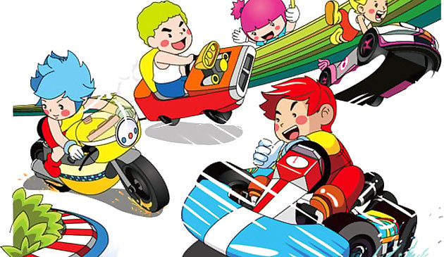 Cartoon Kart Puzzle