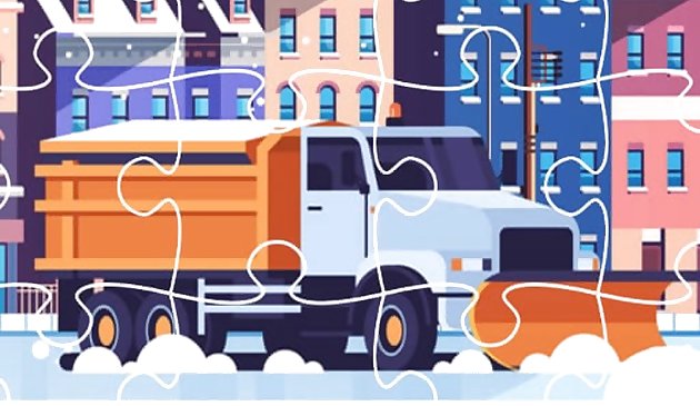 Camiones quitanieves Rompecabezas