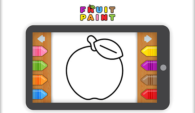Peinture aux fruits