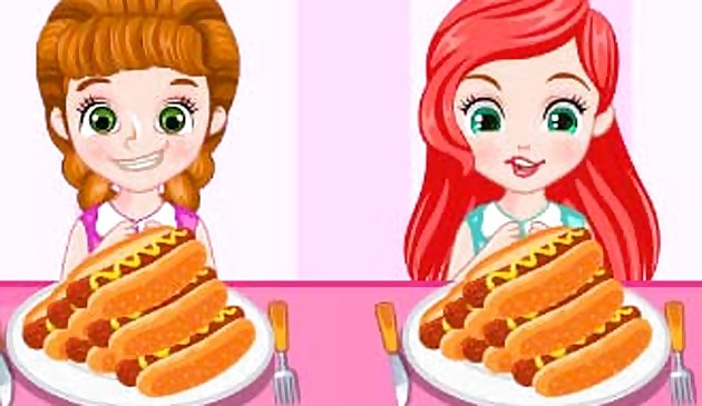 Конкурс по поеданию хот-догов принцессы