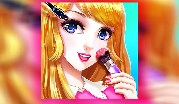 Anime Girls Maquillaje de moda