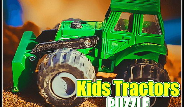 Puzzle de tracteurs pour enfants