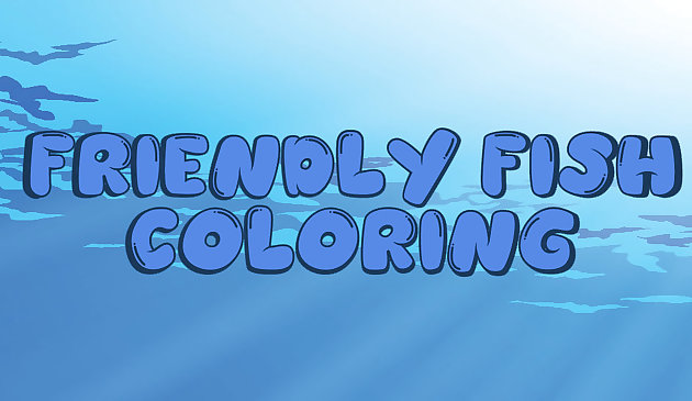 Coloration amicale du poisson