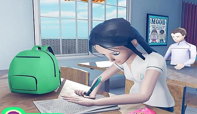 Virtual High School Girl Game- Simulador de escuela 3D