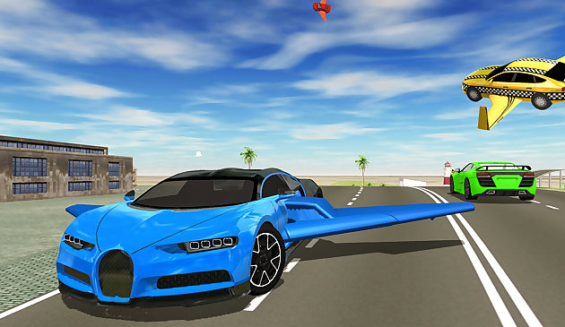 Ultimatives fliegendes Auto 3D