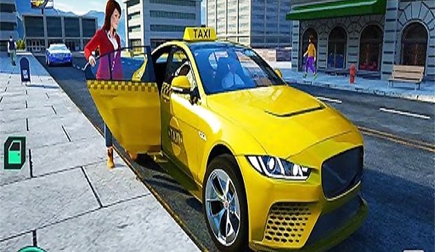 Juego de simulador de conducción de taxis urbanos 2020