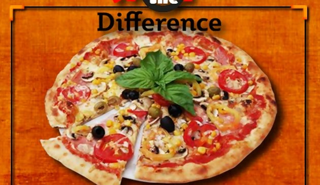 ピザは違いを見つける