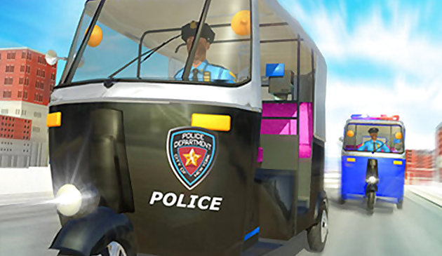 Polizei Auto Rikscha Spiel 2020