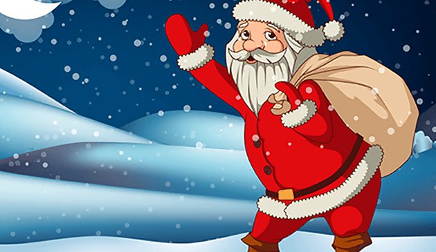 Santa Claus Gift Bag Jigsaw