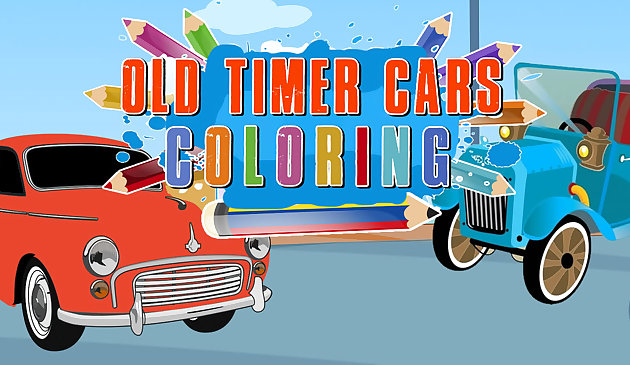 Oldtimer Autos Färbung