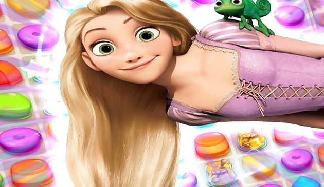 Rapunzel: Rompecabezas Tangled Match 3