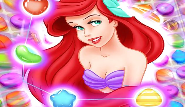 Ariel: Die kleine Meerjungfrau Match 3 Puzzle