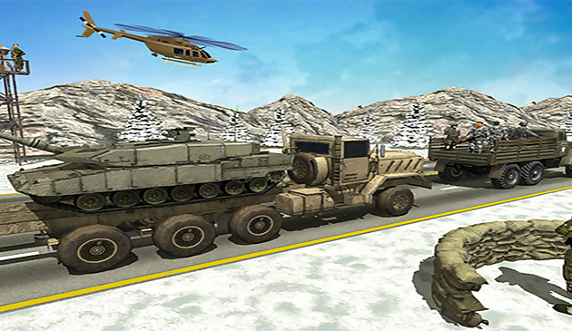 米軍ミサイル攻撃陸軍トラック運転ゲーム