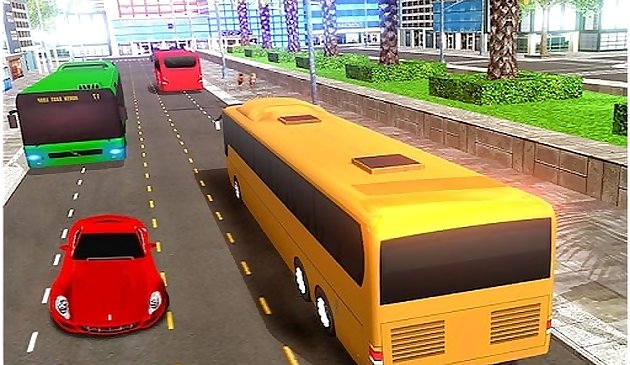 Juego de simulador de conducción de autobuses en autobús 2020