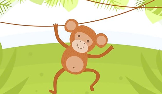 Funny Monkeys Coloring