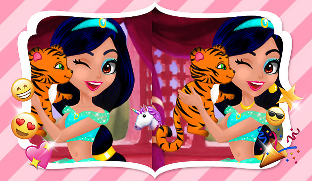 Funny Princesses Spot the Difference