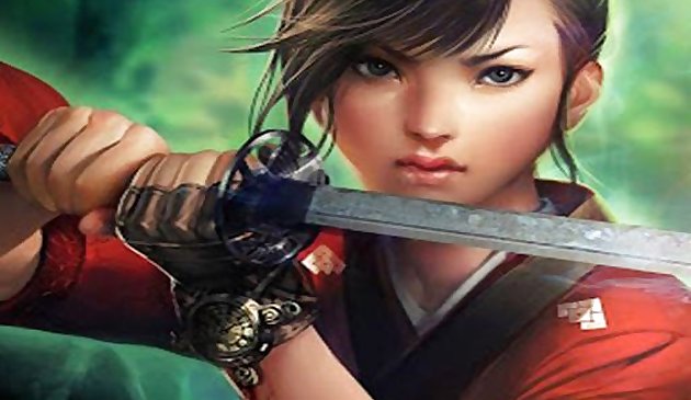 Samurai Girl Runner Spiel Abenteuer - Assassin Ninja