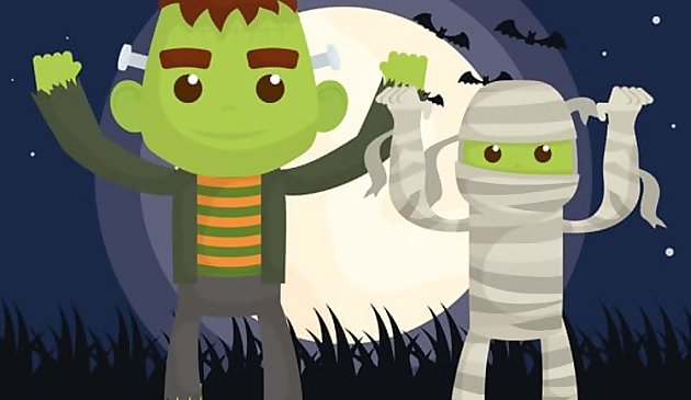 뱀파이어와 프랑켄슈타인 색칠