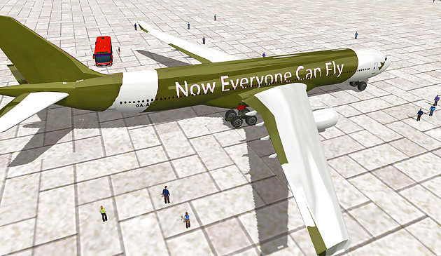 Flugzeugflug 3D-Simulator