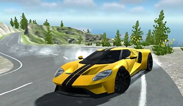 Amerikanische Supersportwagen-Probefahrt 3D