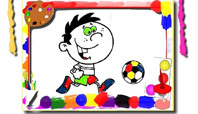 Temps de coloriage du football