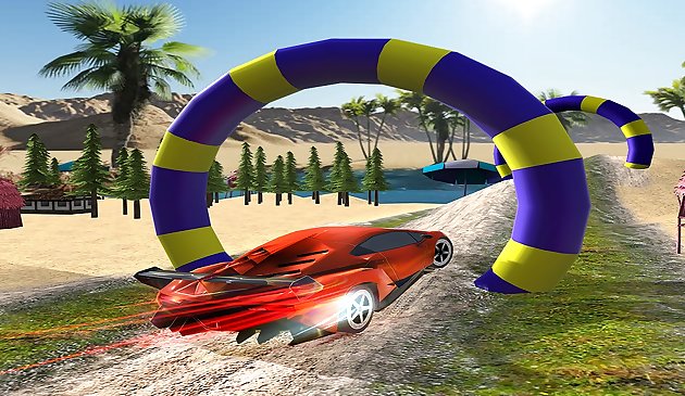 Conducción de coches flotantes de surf de agua: carreras de playa