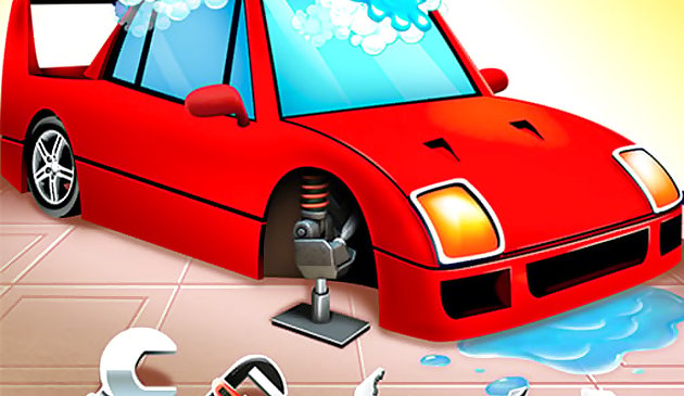Girls Car Wash Salon Auto Workshop