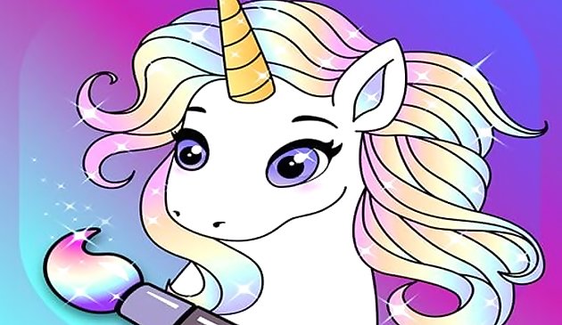 My Little Unicorn: Libro para colorear de Unicornio para niños