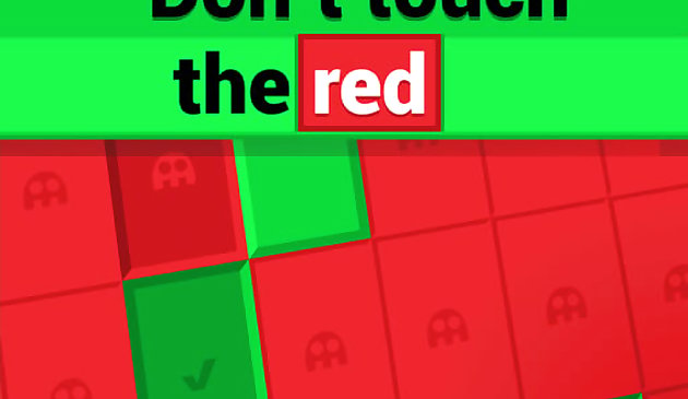 빨간색을 만지지 마십시오