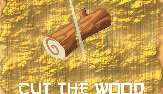 Schneiden Sie das Holz
