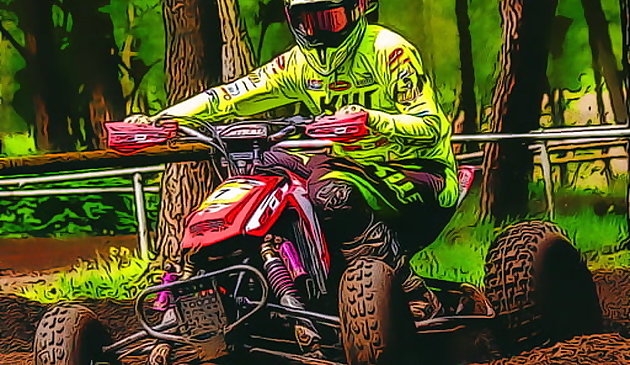 ATVクワッドバイクレーシング