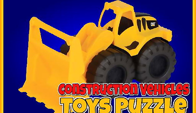 Baufahrzeuge Spielzeug Puzzle