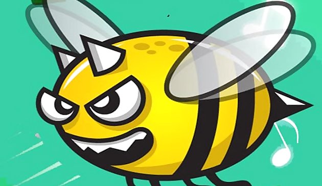 Wütendes Bienen-Flappy-Abenteuer