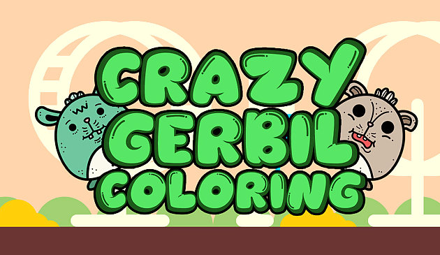Crazy Gerbil Coloring