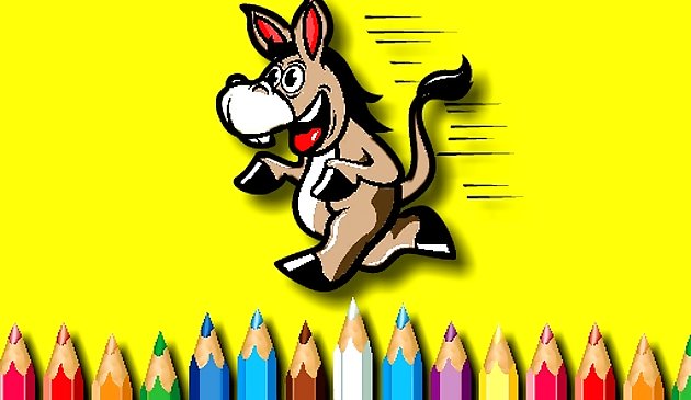 Книжка-раскраска BTS Donkey