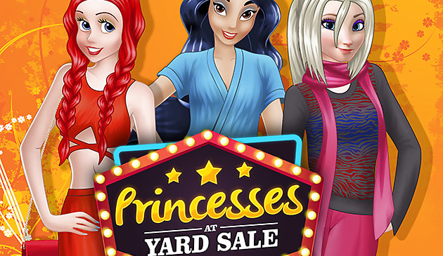 Princesas en venta de garaje