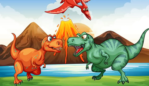 Colorful Dinosaurs Match 3