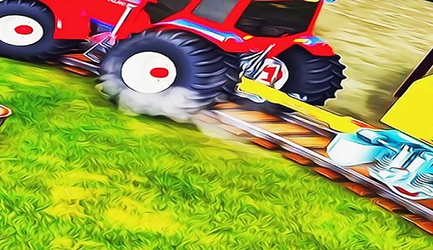 Schwerlast-Traktor-Zug-Zug-Spiele