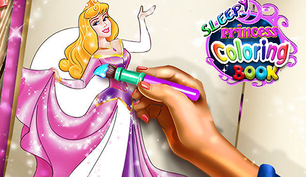 Sleepy Princess Coloring Book