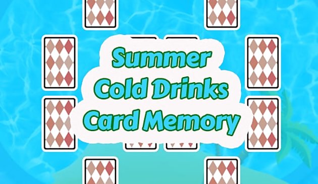 Summer Cold Drinks Card Memory