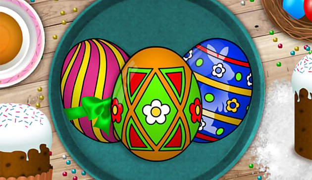 Livre de coloriage d’œufs de Pâques faits à la main