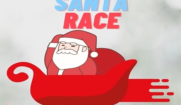 Rennen um den Weihnachtsmann