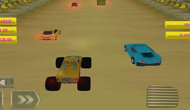 Ultimatives Monstertruck-Rennen mit Traffic 3D