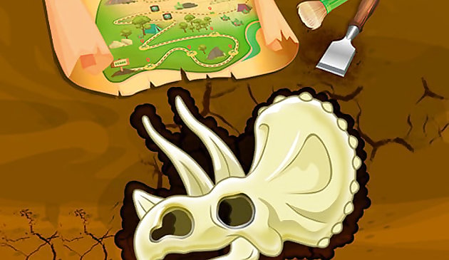 Игра «Копание костей диназавра»