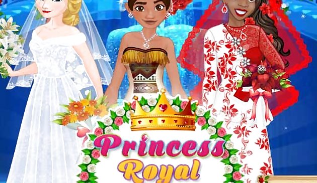Königliche Hochzeit der Prinzessin