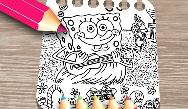 Sponge on the Run Coloring Book