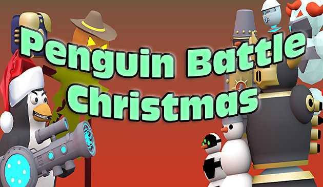 Navidad de la batalla de pingüinos