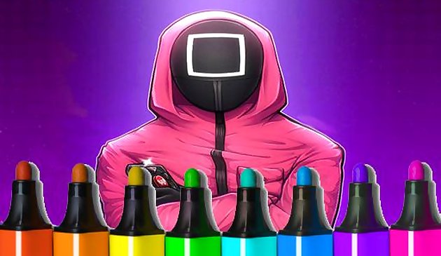 Squid Game Coloring Book